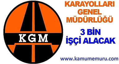 Karayolları Genel Müdürlüğü 3 Bin Daimi İşçi Alımı Yapacak