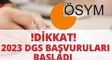 2023-DGS Başvuruları Başladı!