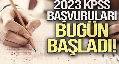 2023 KPSS BAŞVURULARI BAŞLADI