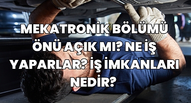 Mekatronik Nedir? Ne İş Yapar? İş İmkanları Nedir? Mekatronik Önü Açık mı? 