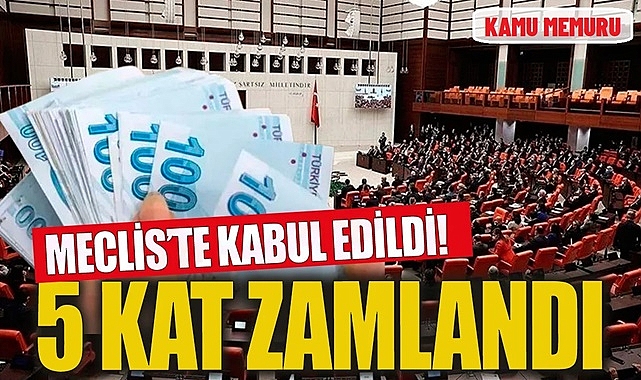 MECLİSTE KABUL EDİLDİ! PARA CEZALARI 5 KAT ZAMLANDI!
