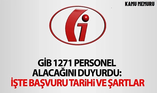KPSS 65 PUAN İLE 1.271 PERSONEL ALINACAK!