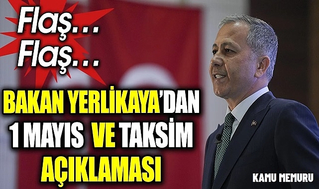TAKSİM DE 1 MAYIS KUTLAMASINA İZİN VERİLECEK Mİ? SON DAKİKA AÇIKLAMASI GELDİ!
