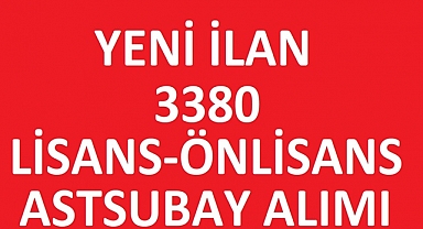 TSK 2024 Yılı 3380 Astsubay Alımı: Kontenjan ve Şartlar
