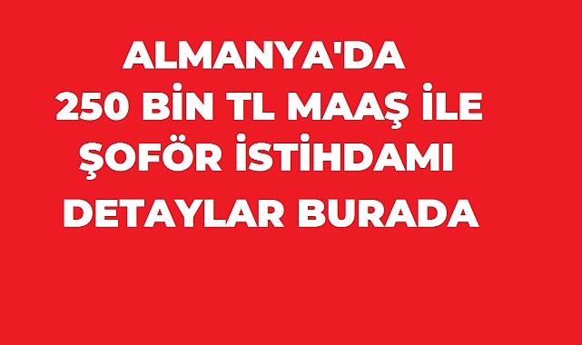 Almanya'da TIR Şoförü Arayışı Hız Kesmiyor: 40 Bin Kişilik İstihdam Planı Gündemde