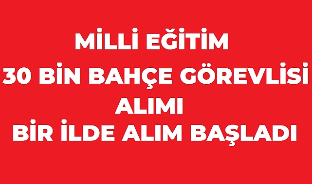 Osmaniye’de MEB’in Bahçe Görevlisi Alımında Başvurular Başladı: 217 Kişi İçin Tarihler Belli Oldu