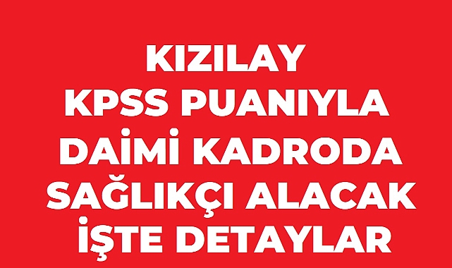 Türk Kızılay Artvin’de Flebotomist Alımı Yapacak: KPSS Şartı ve Başvuru Detayları