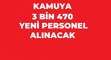 Kamuya 3 Bin 470 Kişilik Yeni Alım: Kurum Kurum Kontenjanlar ve Başvuru Tarihleri