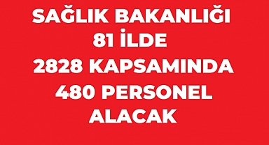 Sağlık Bakanlığı 81 İlde 480 Personel Alımı Yapacak: Lise Mezunlarına Memur ve Hizmetli Kadroları